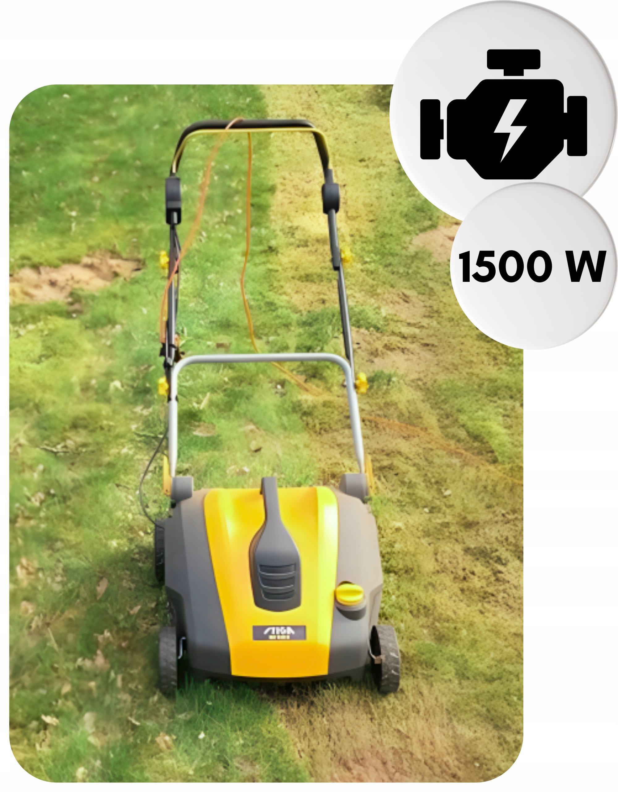 WERTYKULATOR AERATOR ELEKTRYCZNY STIGA 38CM DO AERACJI NATLENIANIA TRAWNIKA Kod producenta 290002152/14