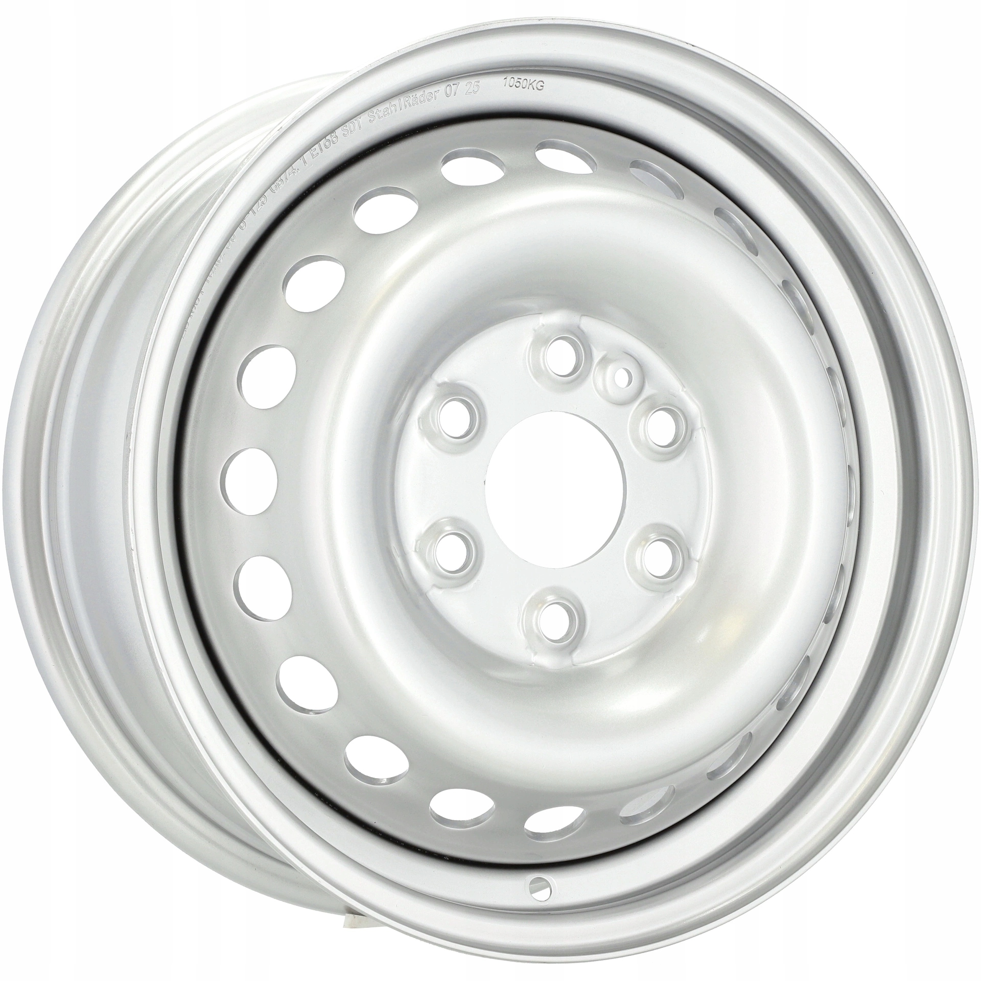 4x oceľové disky 16 6x125 pre Iveco Daily II III, zosilnené, 1050 kg/koleso