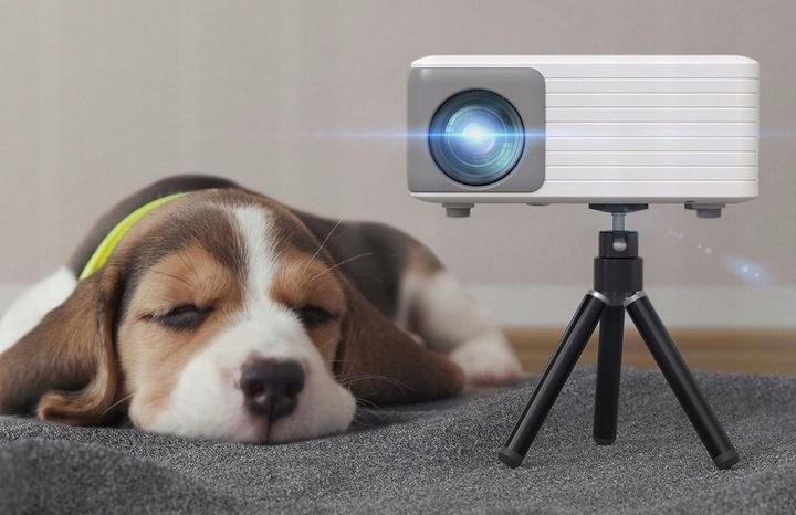 Mini projektor ze statywem AKIYO O1 Full HD 1080p Marka inna