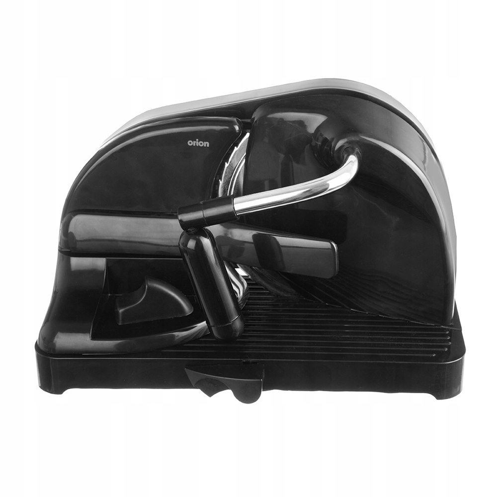 Kráječ na chléb, pečivo, uzeniny, ruční, kompaktní, černý