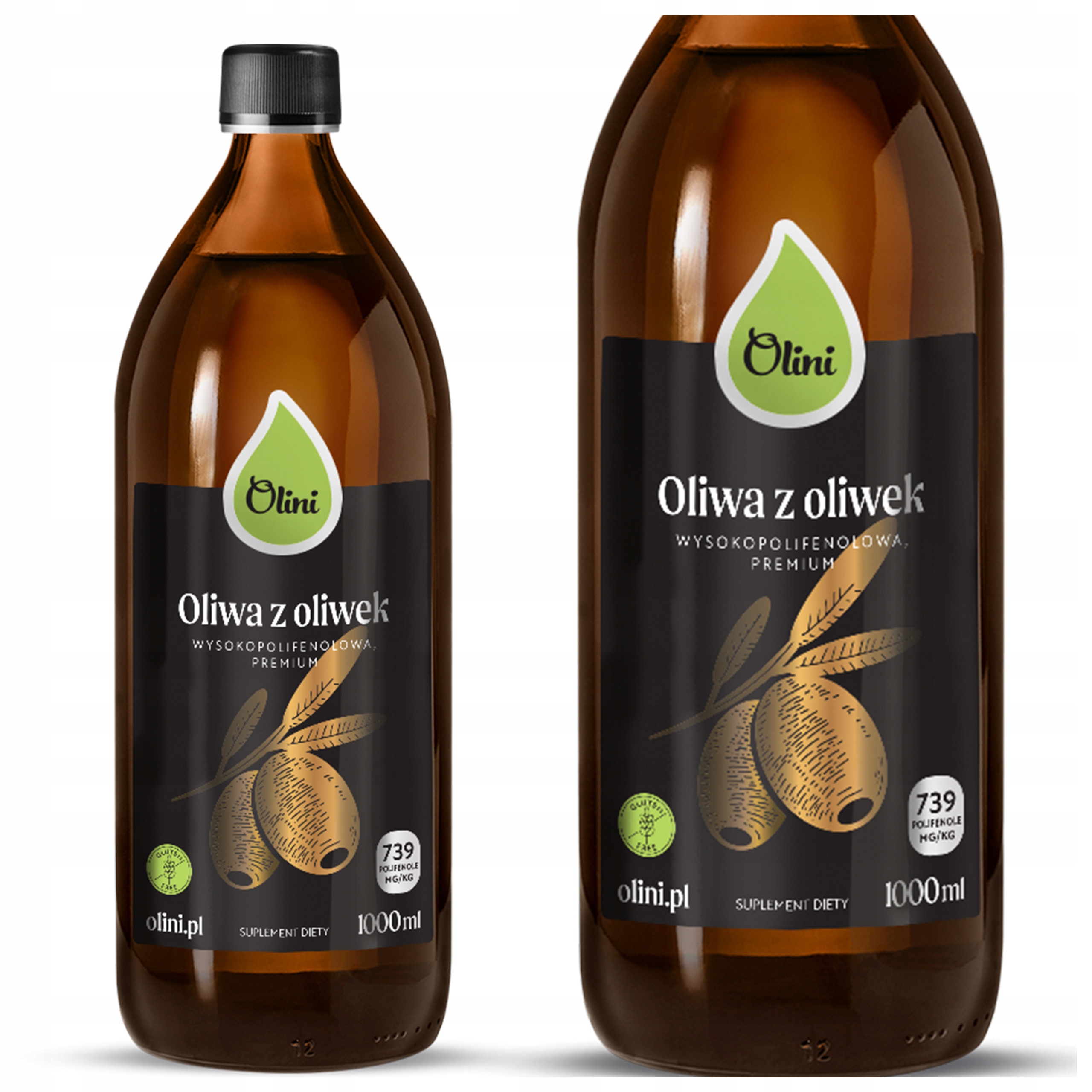 Oliwa z oliwek wysokopolifenolowa Premium extra virgin 1L