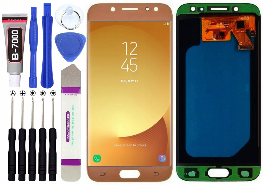 Displej pro Samsung Galaxy J5 2017 J530 Oled LCD Zlatý