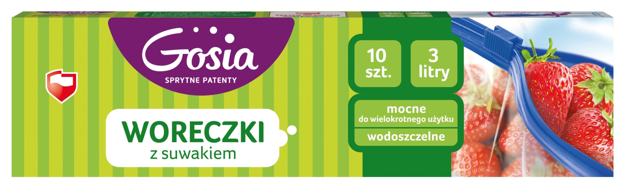 

Woreczki Wielorazowe Z Suwakiem 3L 10 Szt. Gosia
