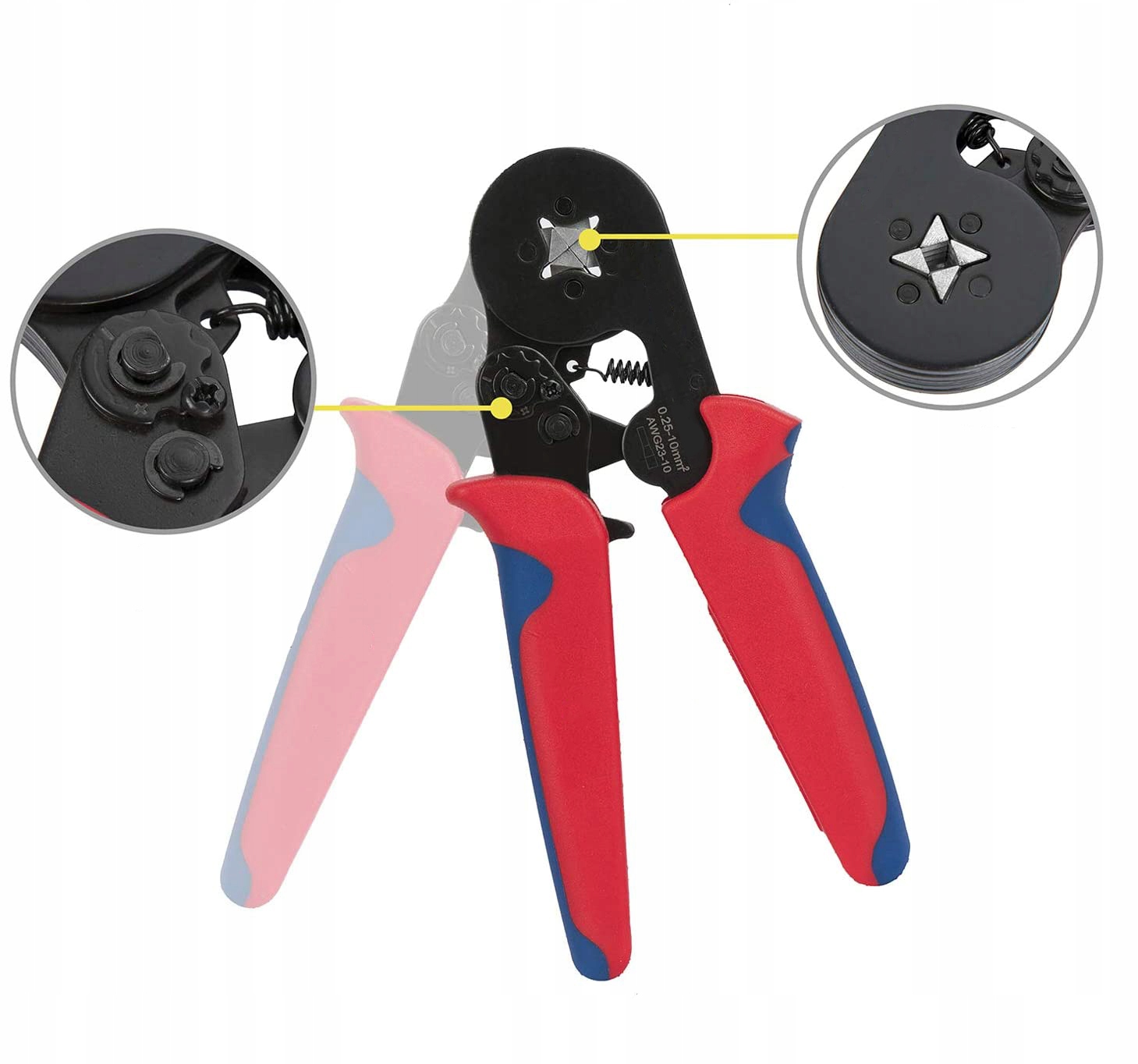 MOCNA Zaciskarka Praska do KONEKTORÓW Końcówek Kabli PRZEWODÓW +500 Tulejek EAN (GTIN) 4006545648703