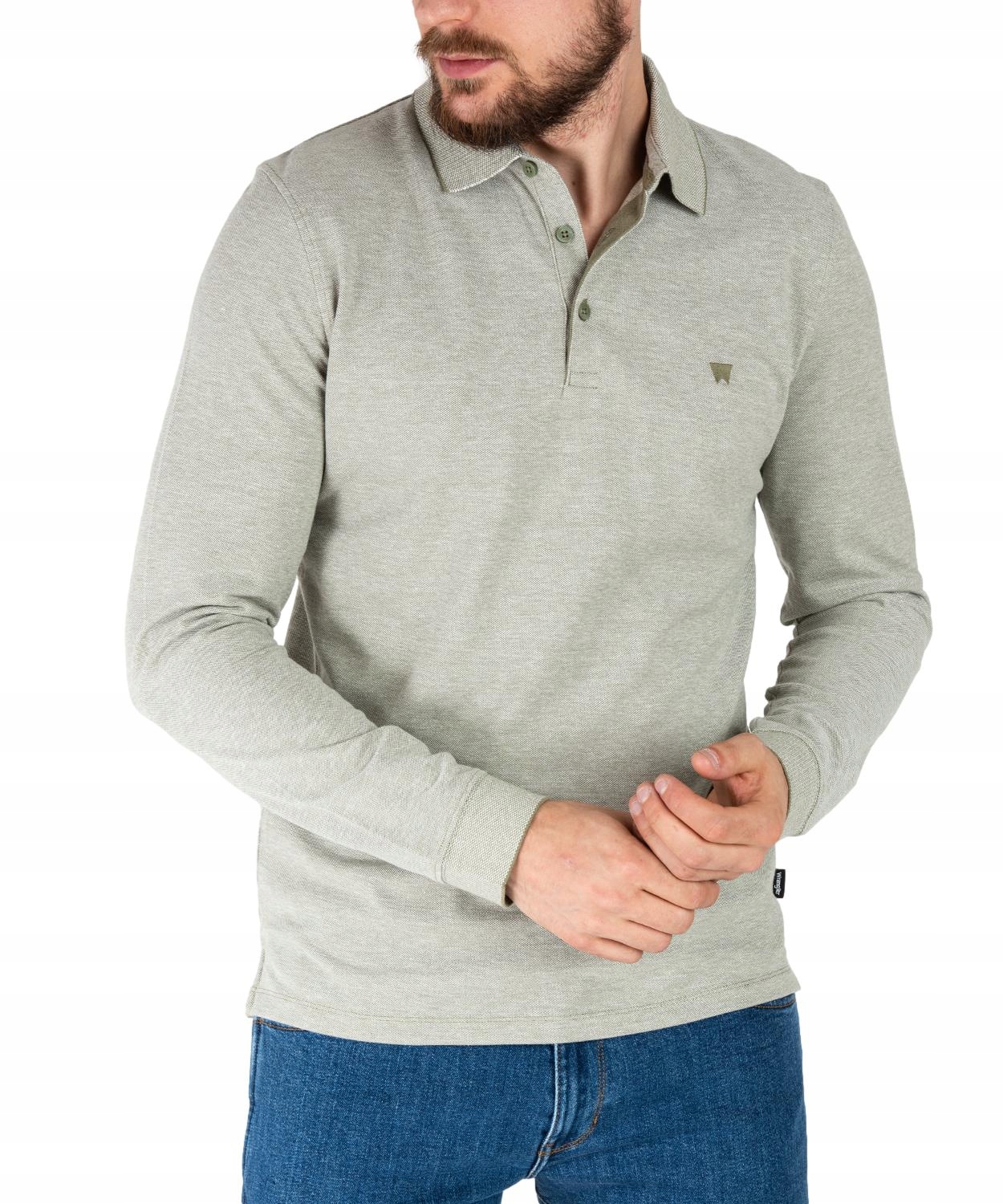 

Koszulka Wrangler Refined Polo W7F9KHX1X Green XL