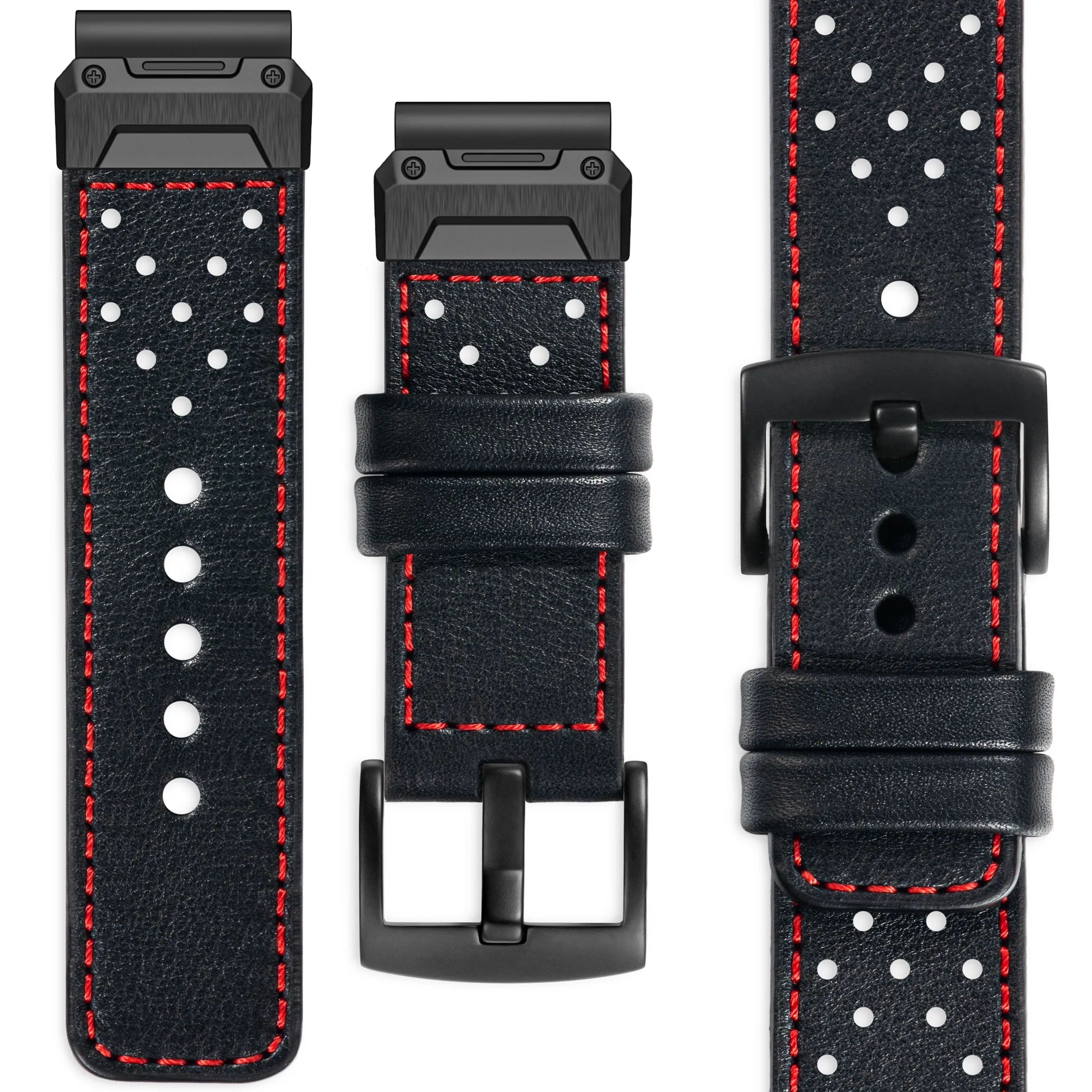 Pásek pro Garmin QuickFit 26 mm Fenix 8X 7X 6X 5X prémiový kožený Movear