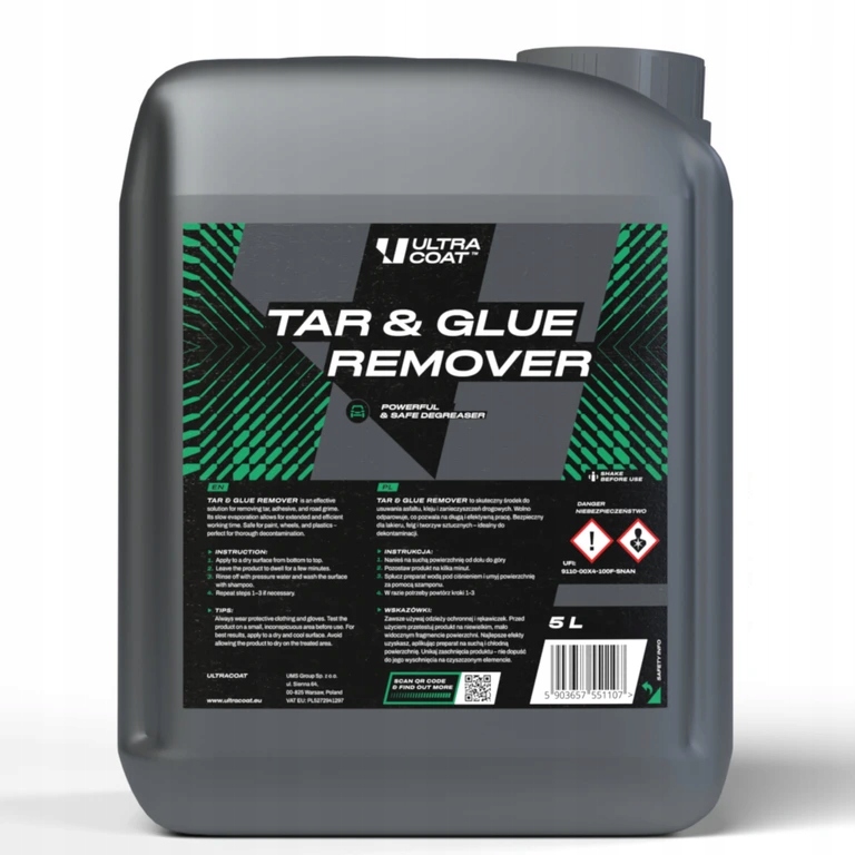 Ultracoat Tar&Glue Remover 5L- Preparat do usuwania smoły i kleju