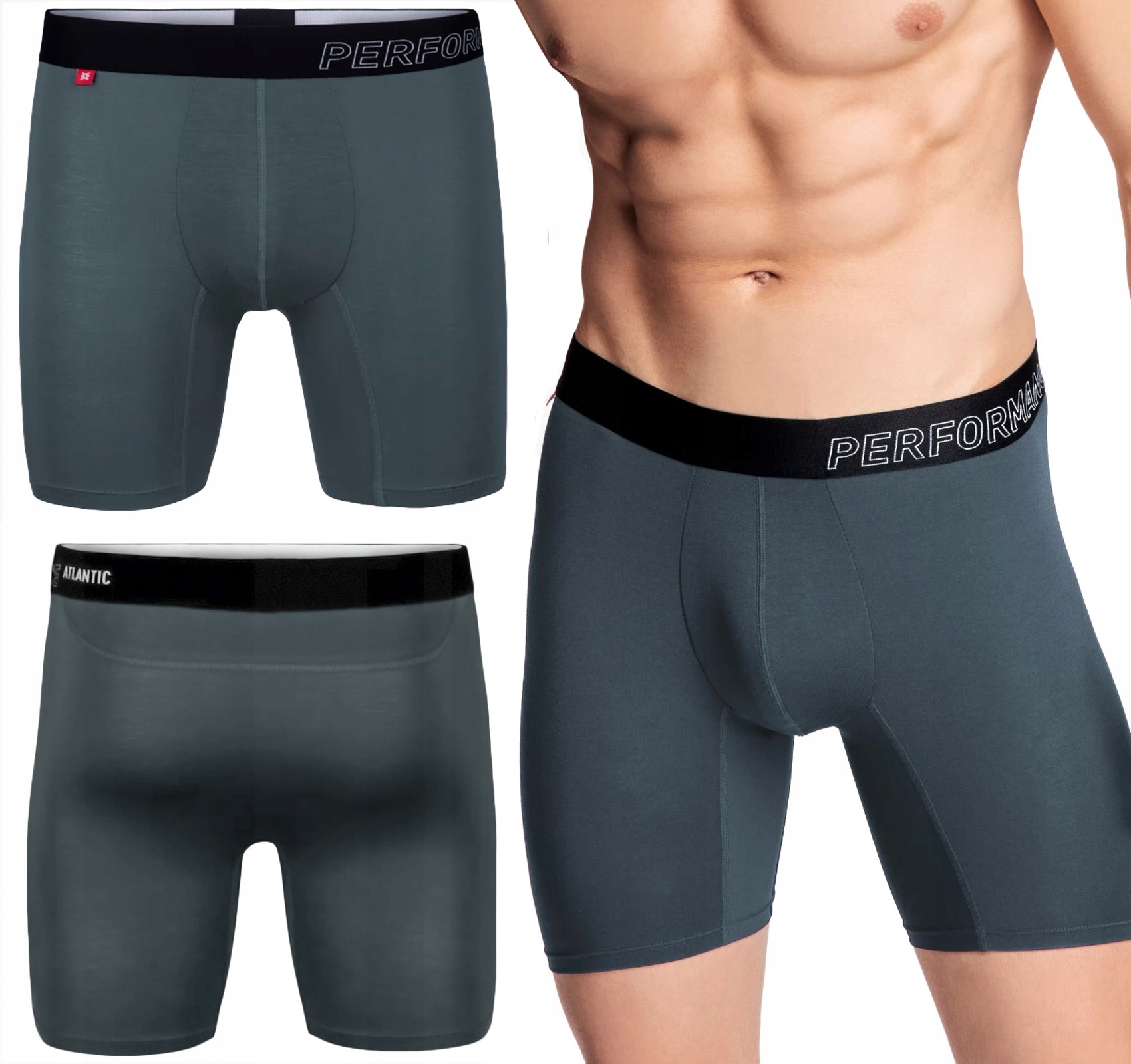 

Bokserki Atlantic męskie Bambusowe długie M