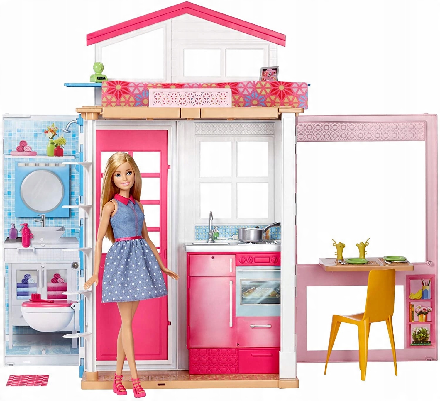 

Mattel Barbie 2-POZIOMOWY Domek Lalka GXC00