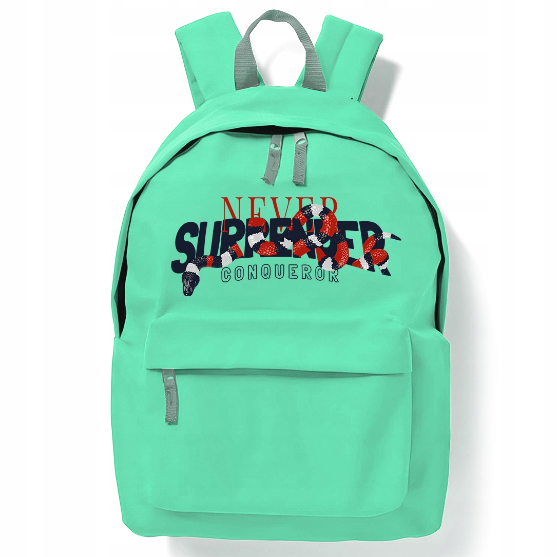 Mátový Batoh pro děti do školy do posilovny Never Surrender Různé vzory