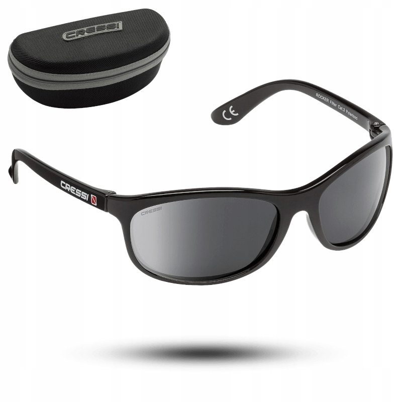 Sluneční brýle Rocker Cressi Uv Black Smoked Lens XDB100503