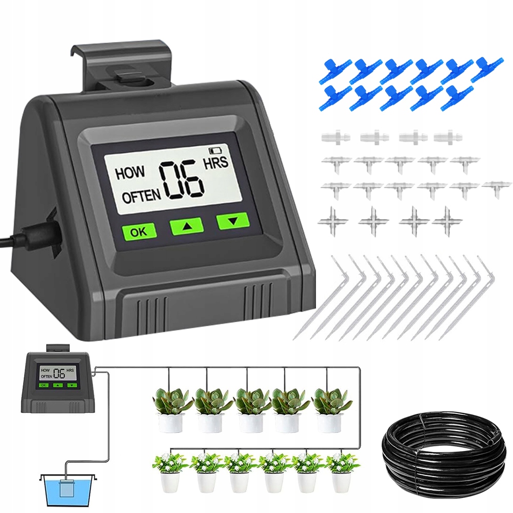 Automatický Kapkový Set Pro Zavlažování Potrubí Do Skleníku S 11-TI Ventily