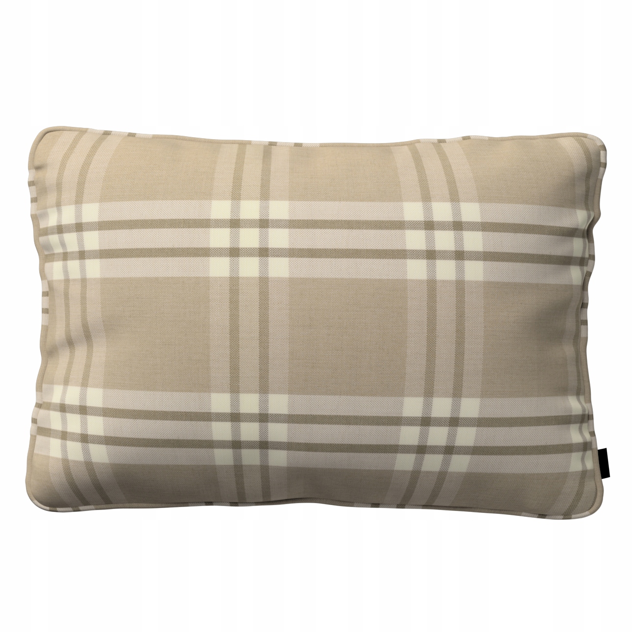 Povlak na polštář 60x40 mřížka béžová