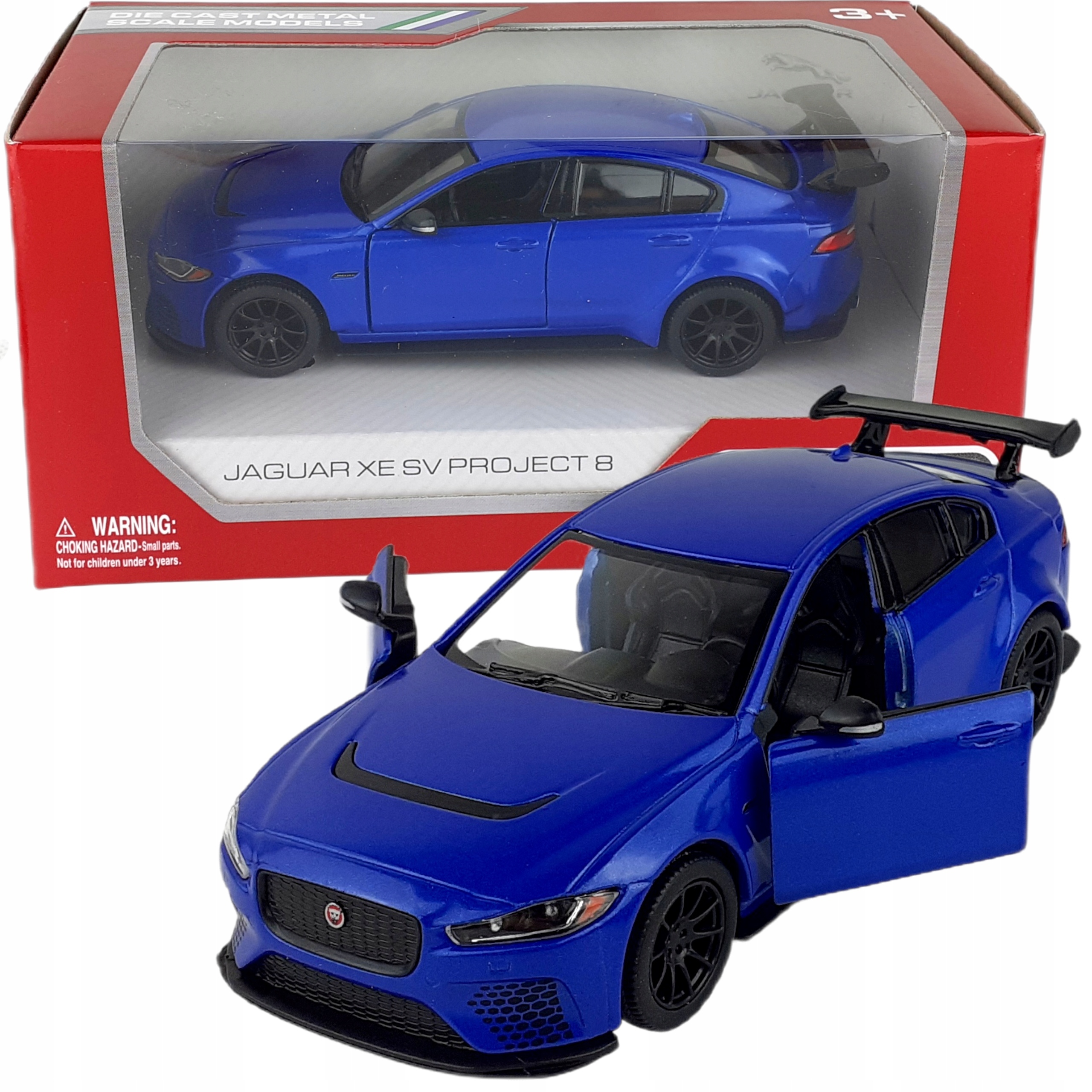 SAMOCHÓD AUTO MODEL JAGUAR XE ZABAWKA DLA DZIECI Marka Kinsmart