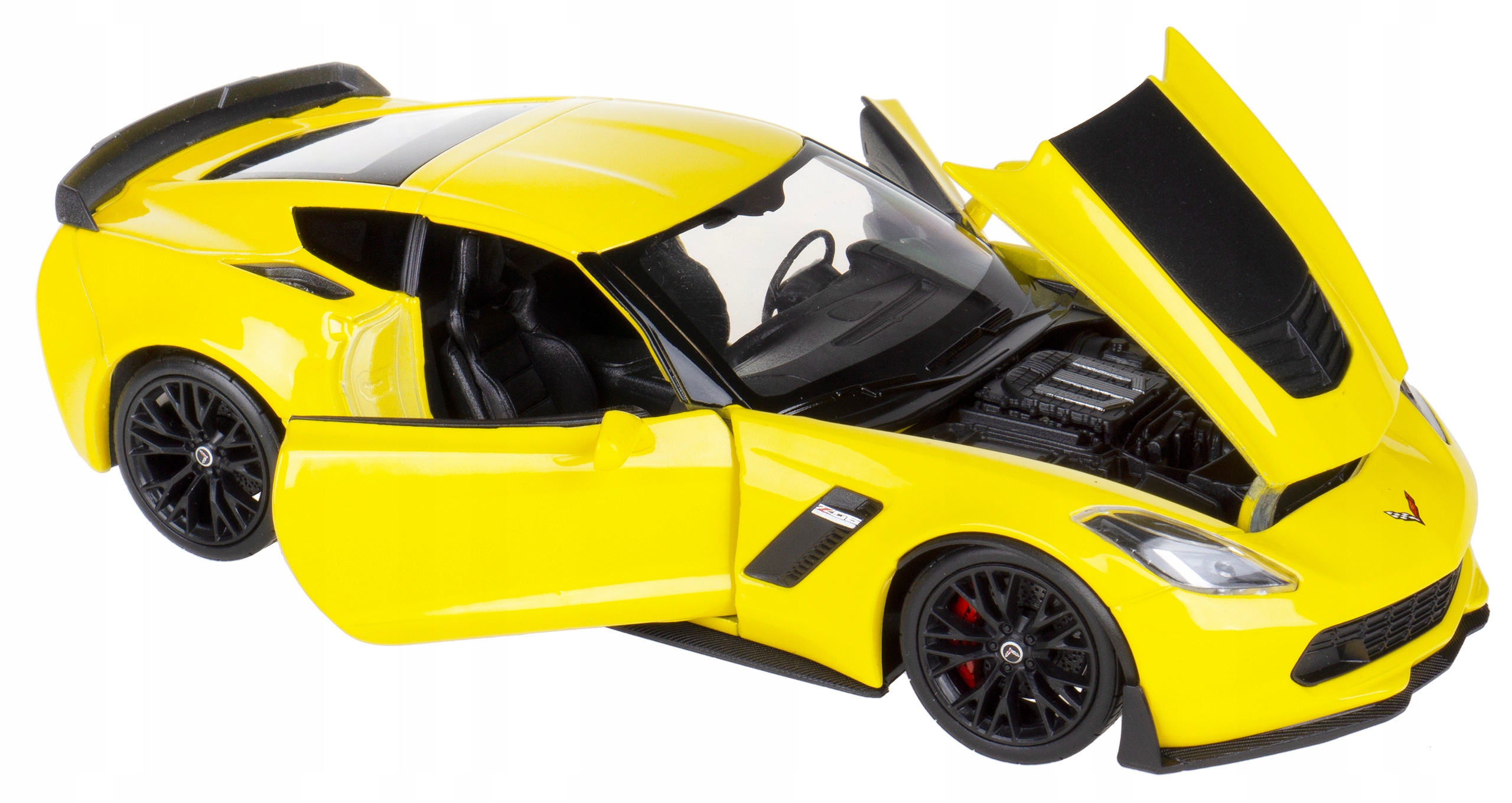 

Chevrolet Corvette Z06 Model Metal Welly 1:24 Żółt