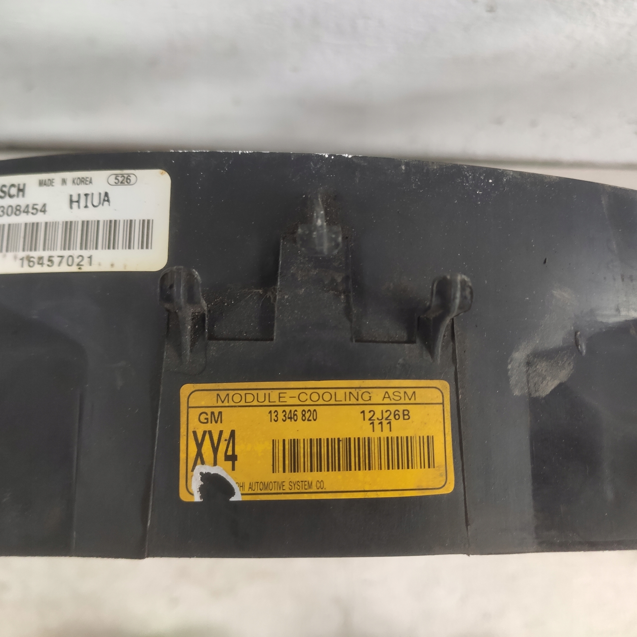 CHEVROLET CRUZE 2012 1.8B ventilátor chladiče