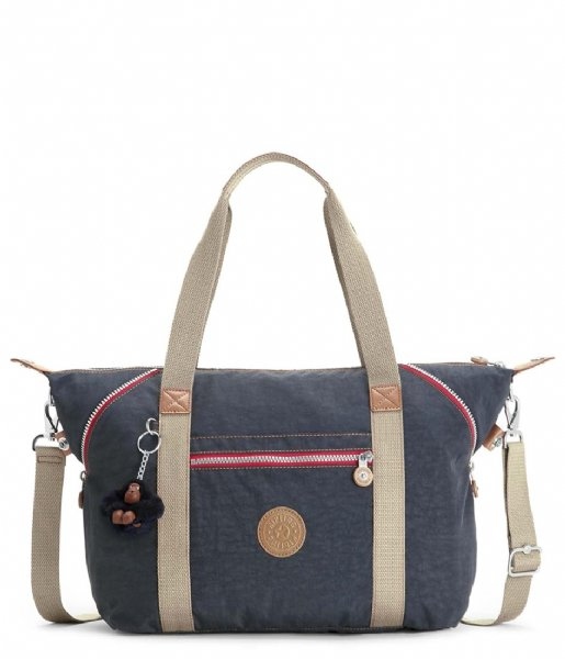 Kipling Torebka Shopperka Granatowa Na Zamek 1SYC