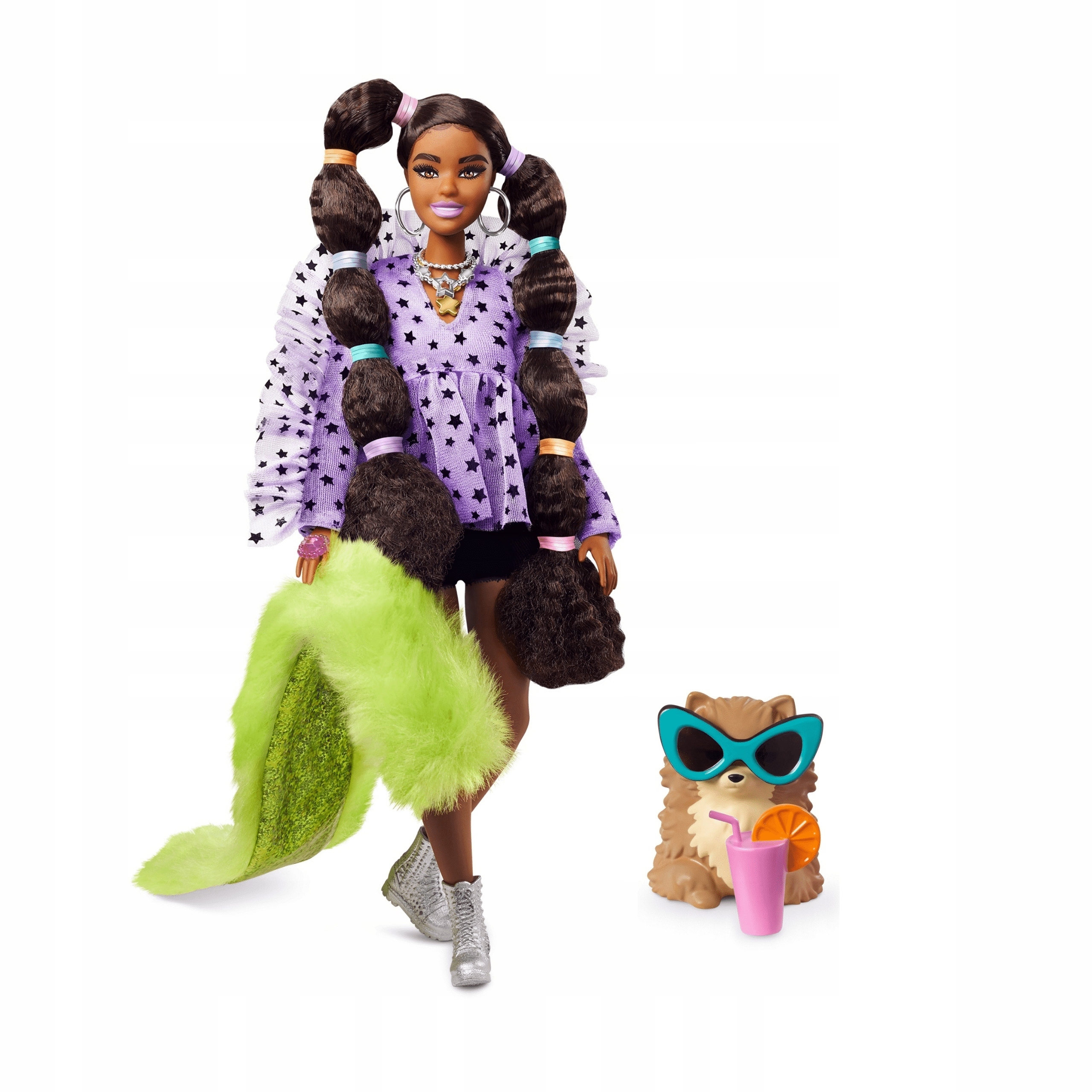 Barbie Extra Moda Lalka I Zwierzątko GXF10-Zdjęcie-0