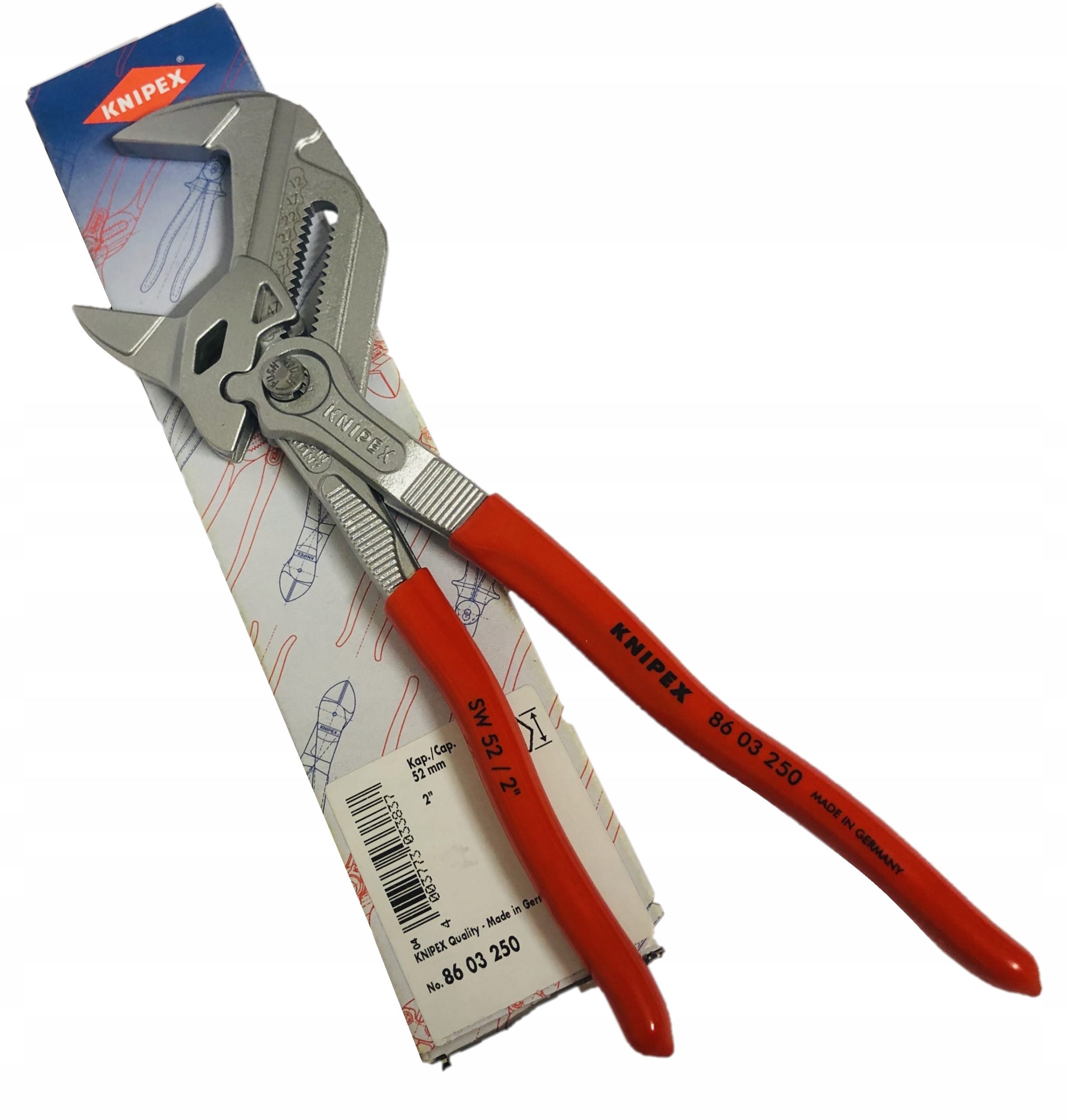 

Knipex Klucz nastawny do rur nakrętek 250 mm