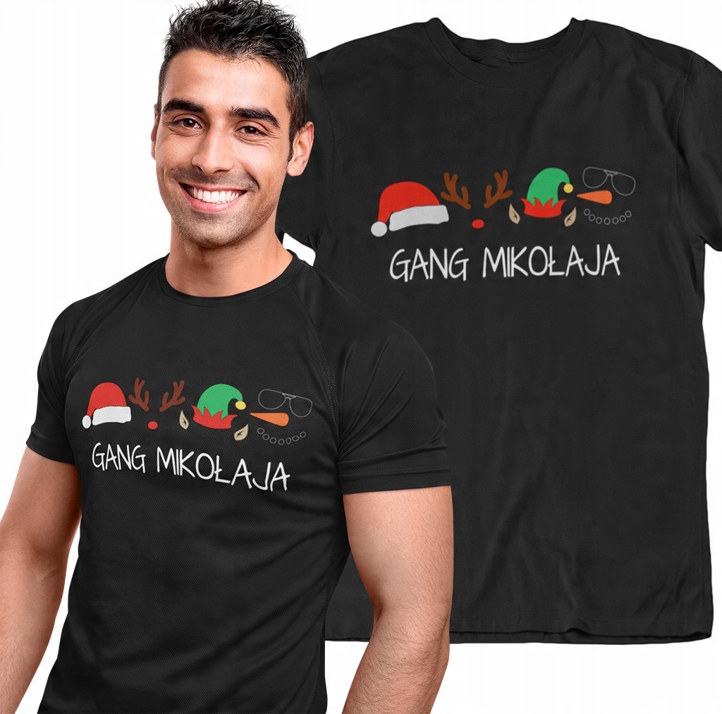 

Koszulka Gang Mikołaja Pod Choinkę Mikołaj Tshirt