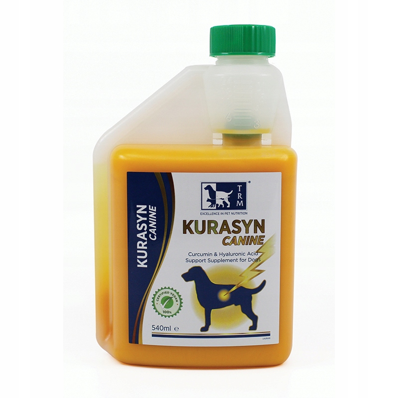 Kurasyn Canine kurkumina i kwas hialuronowy 540ml