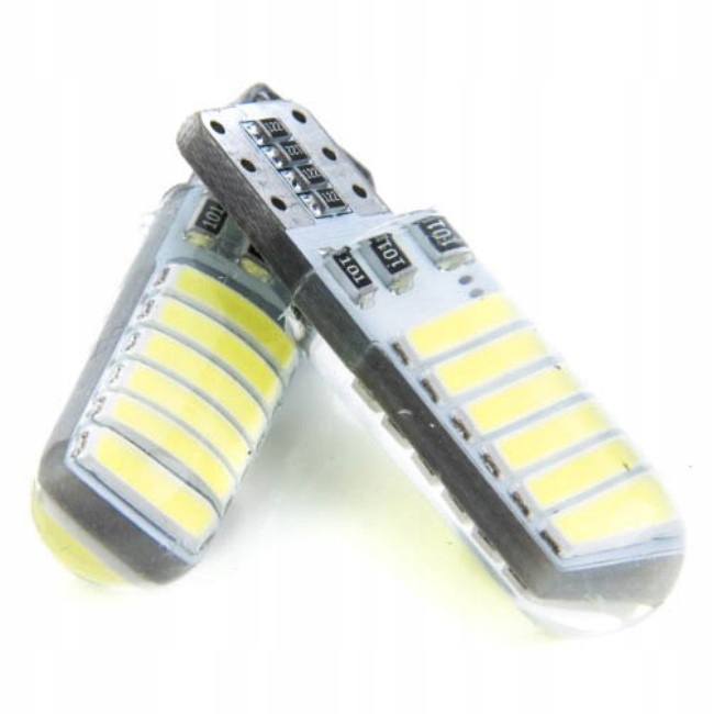 

Żarówki Led W5W 12 Smd 6000K zimny biały Canbus