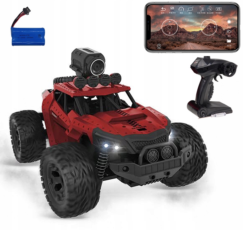 2в1 гусеничный джип с камерой FPV Auto RC