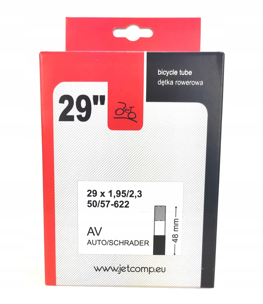 Dętka rowerowa Jet 29"x1,95/2,3 AV-48mm D160