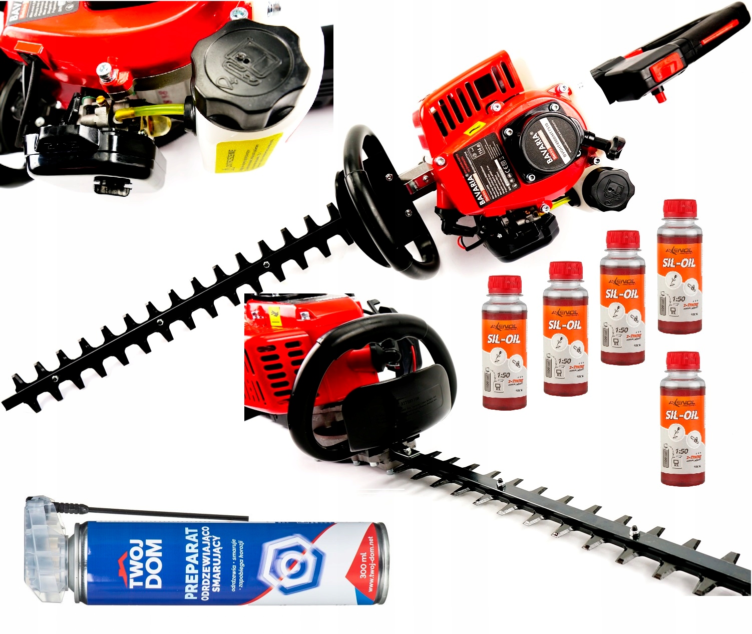 Benzínové Nožnice Na Živý Plot 60 CM, Vyžínač