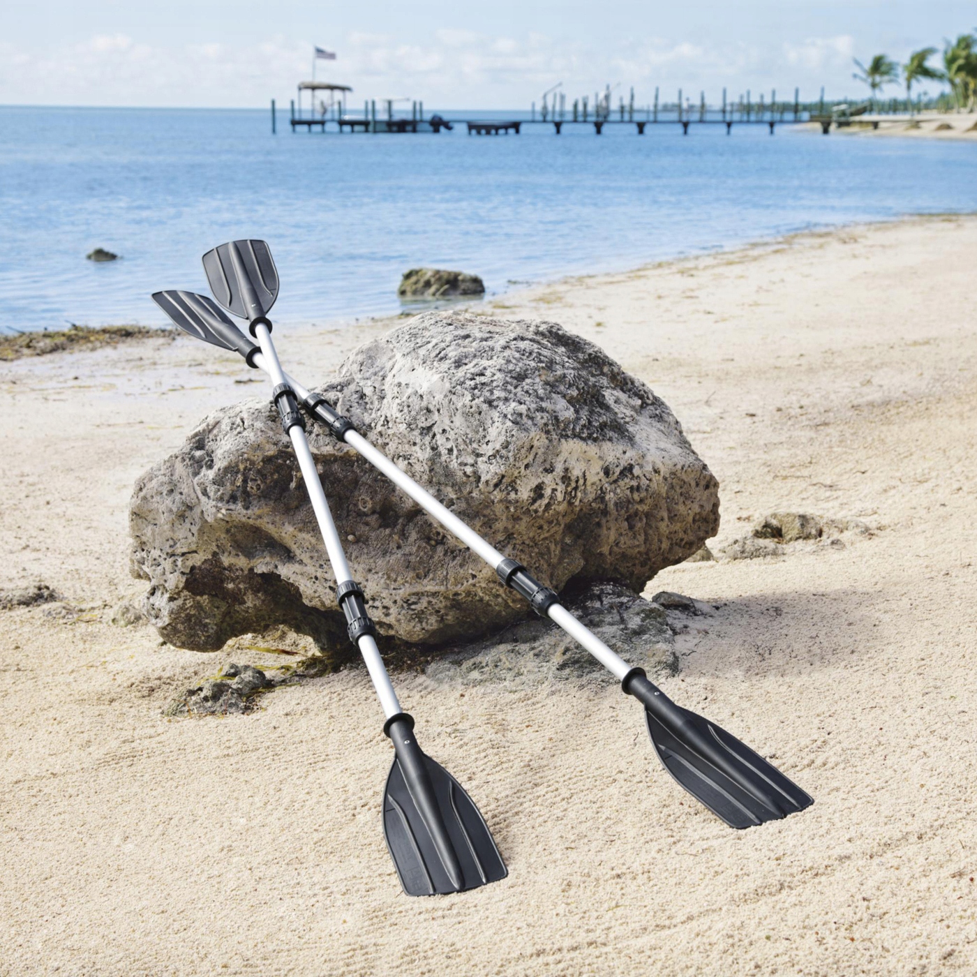 Wiosła 62064 HYDRO-FORCE SECTIONAL ALUMINUM OARS Marka Bestway