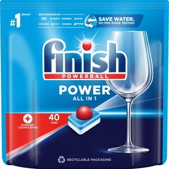 Levně Tablety do myčky Power All-in-1 fresh Finish 40ks