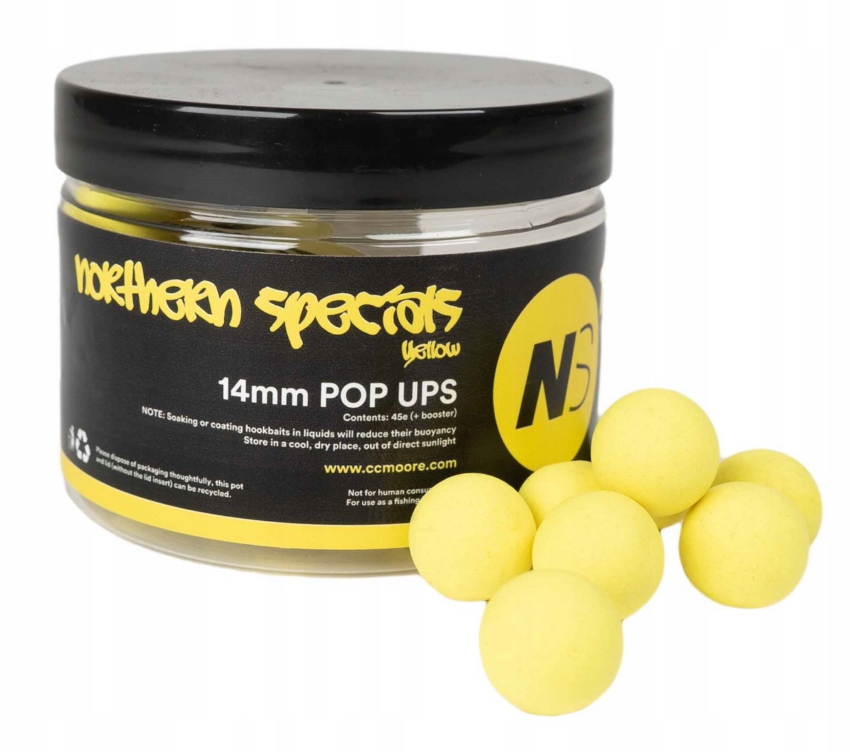 Kulki Pop Ups NS1 Yellow 18mm CC Moore