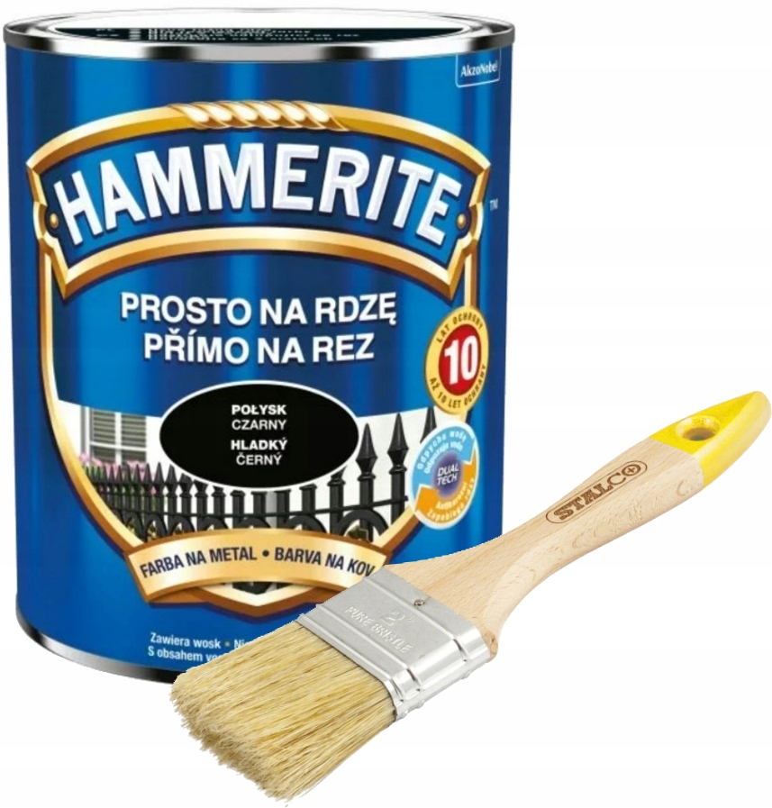 

Hammerite Na Rdzę Połysk Czarny 2,5L