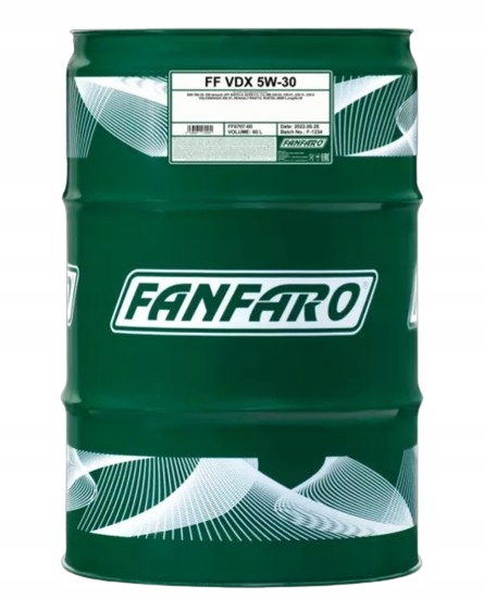 OFA 5W30 EXPERT VDX 60L OLEJ FANFARO 5W30 60L / EXPERT VDX SN/CH-4 / C2/C3