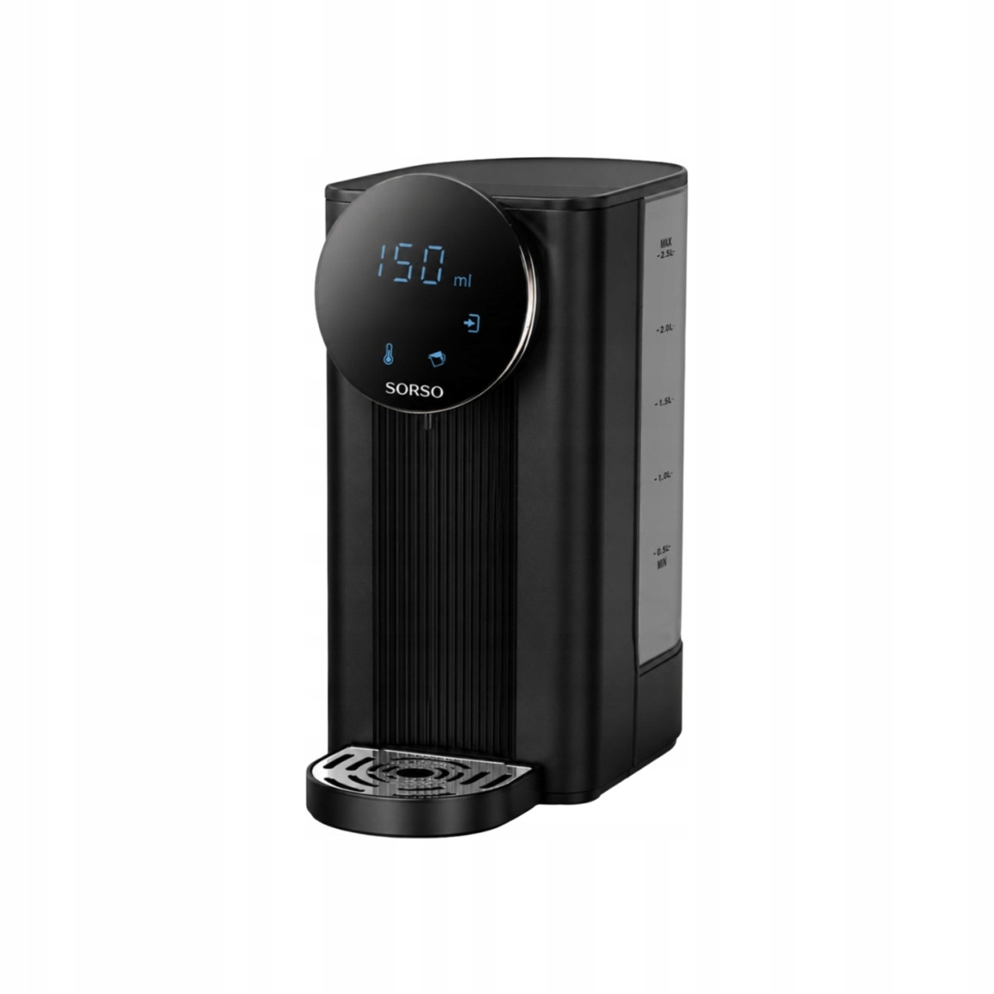 Dávkovač horké vody Sorso Flow Lite – 2.5 l, 2600 W, černý