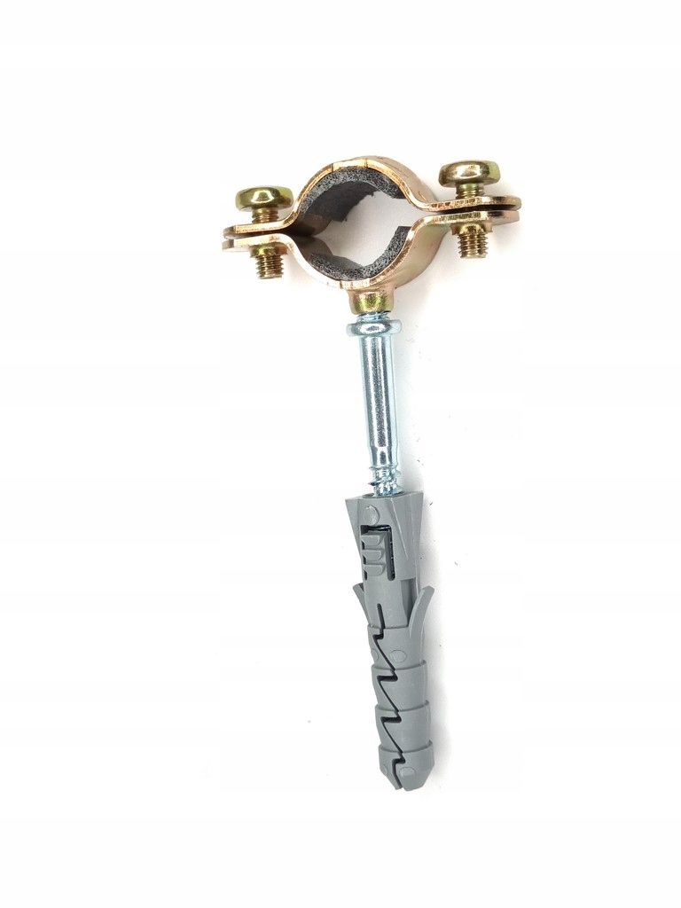 

Uchwyt do rury miedzianej fi 18 obejma z okładziną