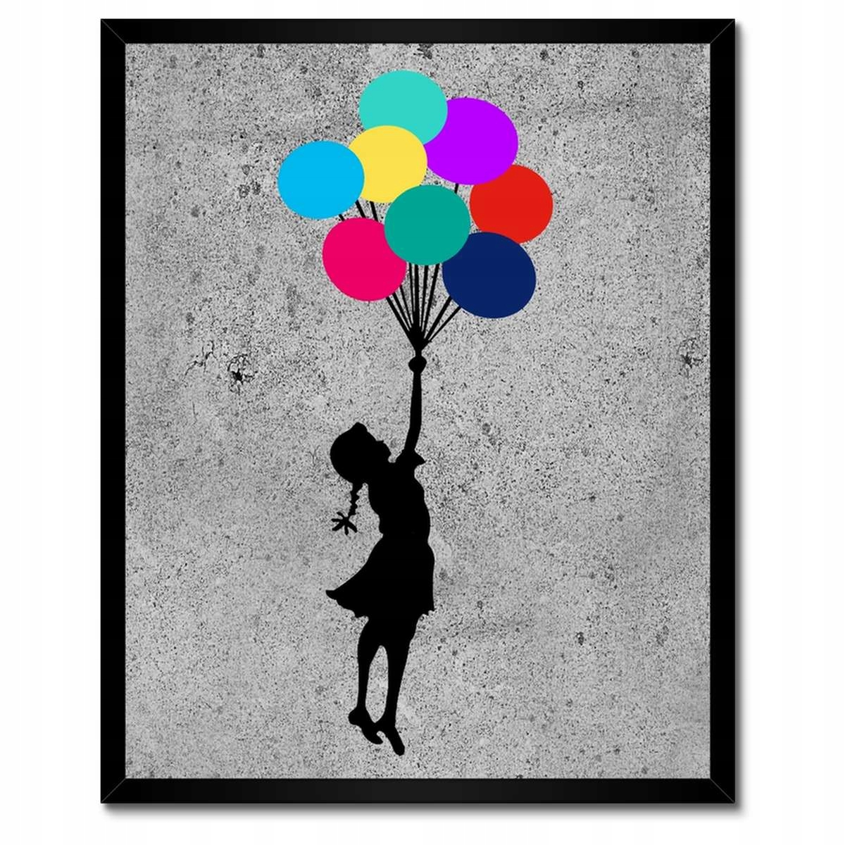 Plakáty v rámu 40x50 Banksy Duhové zvednutí