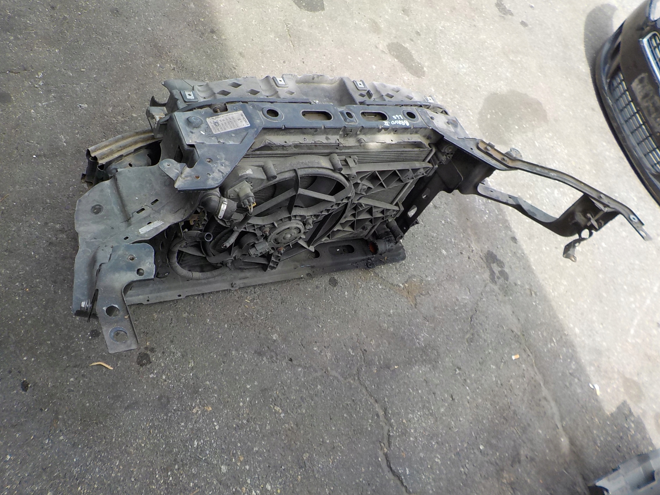 bar, wall front radiator fiat bravo II 1,6 JTD 2009r