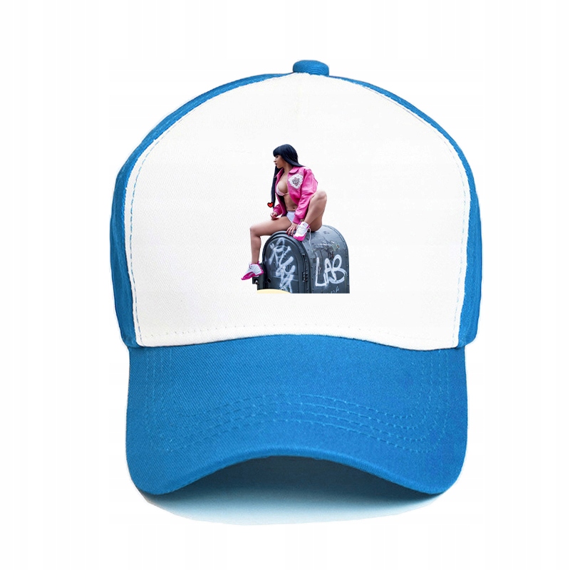 

Czapka z daszkiem Niebieska Cardi B