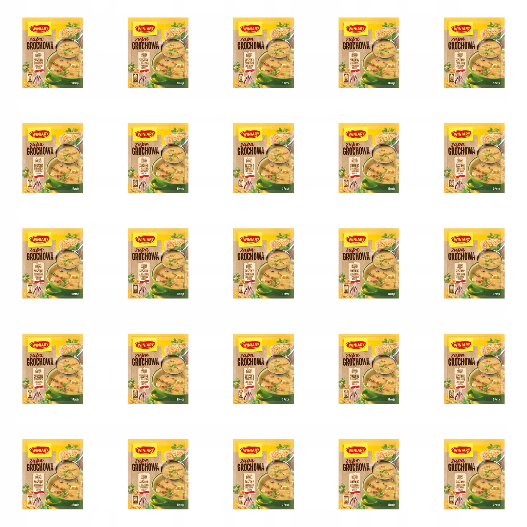 25x 75g Winiary Zupa grochowa Karton
