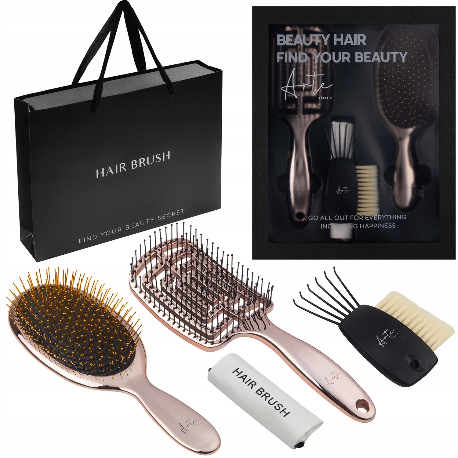 Tools Komplet Szczotek Rose Gold – Zestaw Upominkowy