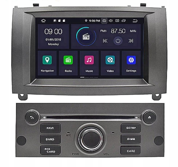 RADIO ANDROID Peugeot 407 2004-2010 2/16GB 4core Model NAWIGACJA STACJA MULTIMEDIALNA