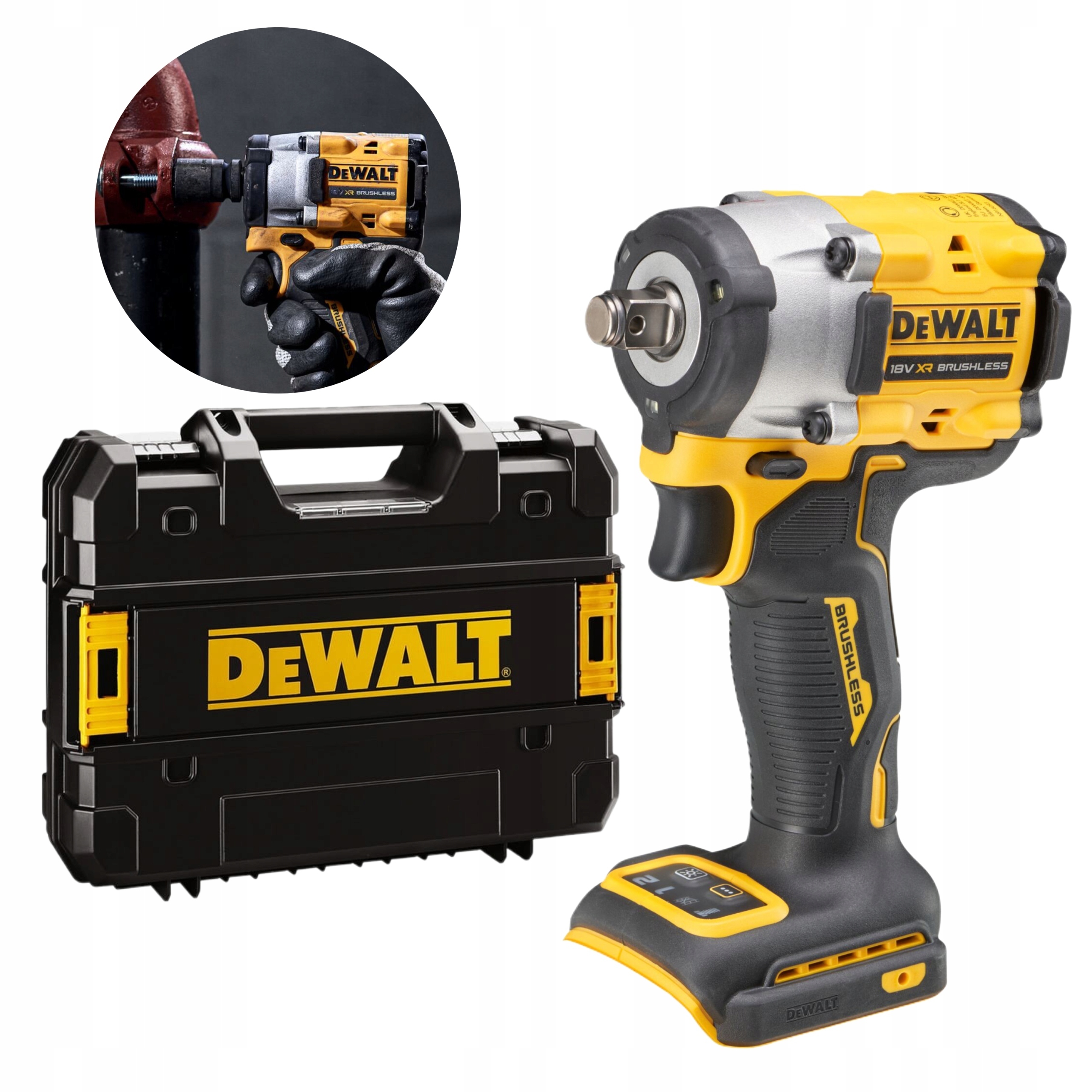 

DeWALT DCF900N Klucz Udarowy 18V 612Nm Walizka