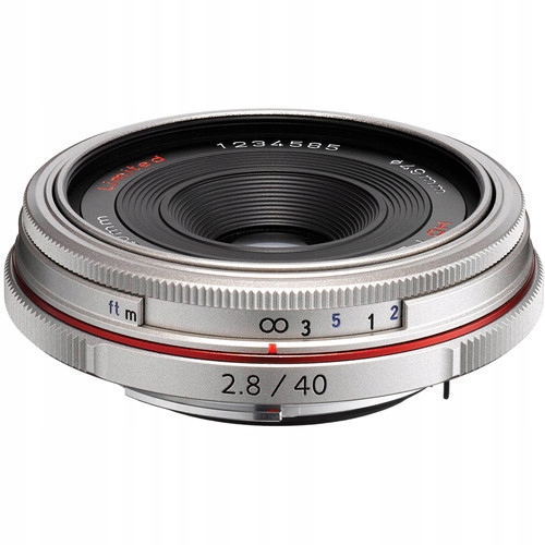Pentax Da 40 mm f/2.8 Limited Hd stříbrný