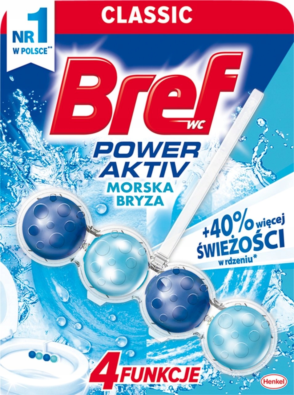 

Bref Wc Power Aktiv Zawieszka do Wc morska bryza