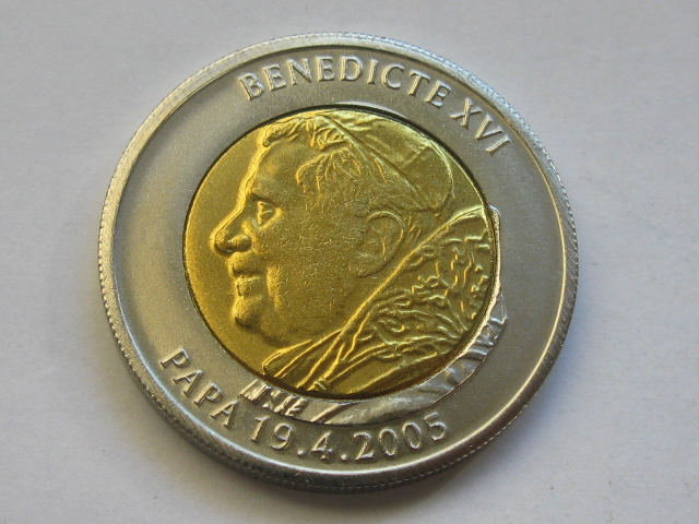 nr1967 Andora Moneta 1 Diner 2006 Benedykt XVI Rzadka UNC