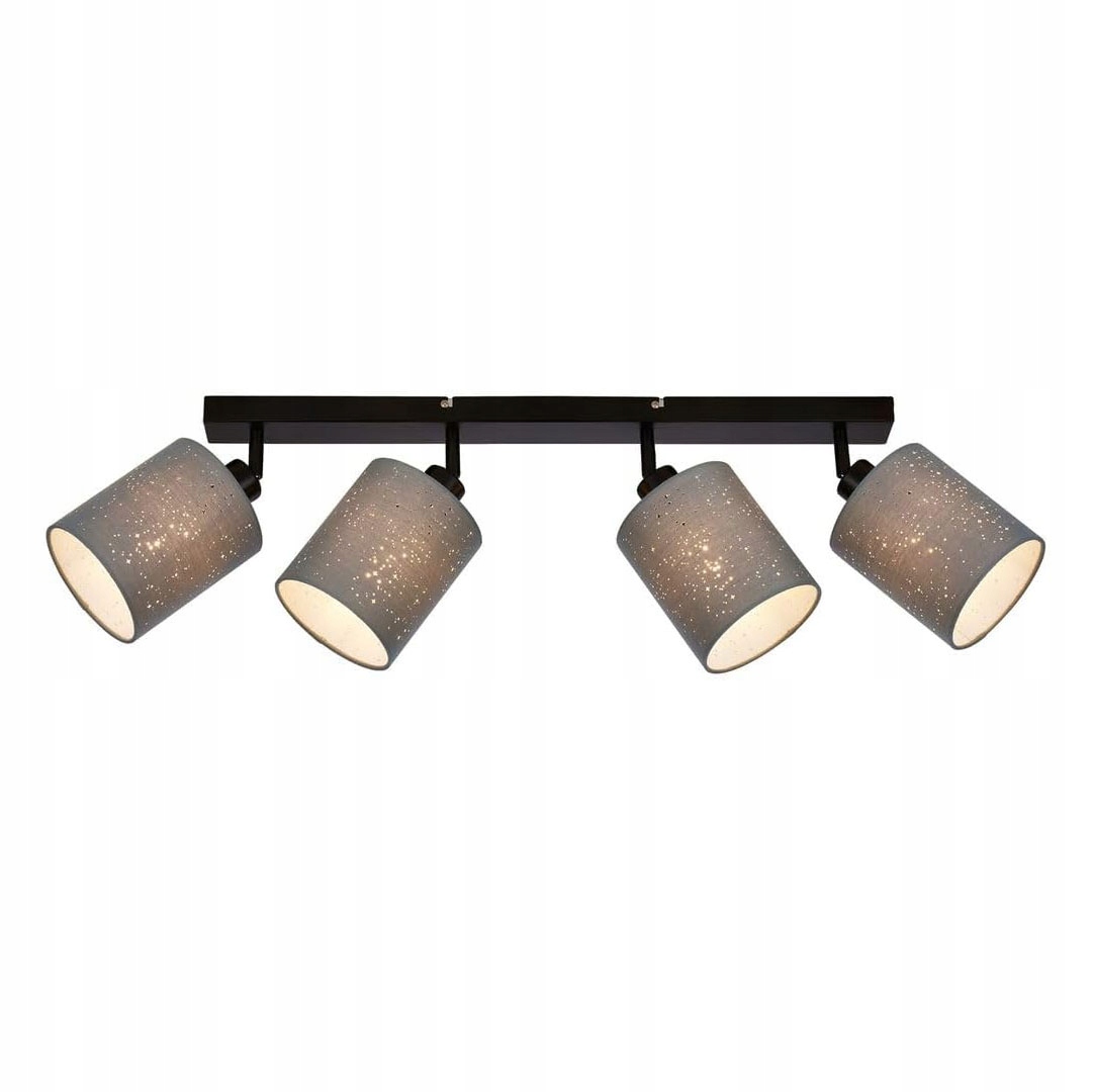 Stropní svítidlo 4xE27 Černá Efekt hvězd Pohyblivé stínidla Obývací pokoj Ložnice