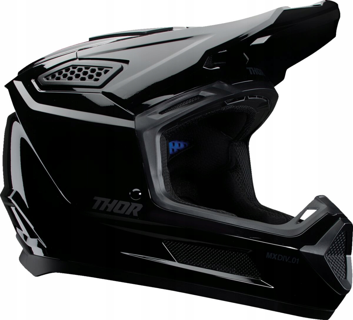 Motocrossová Prilba Na Štvorkolku Thor Fleet Blackout Gloss Black XL