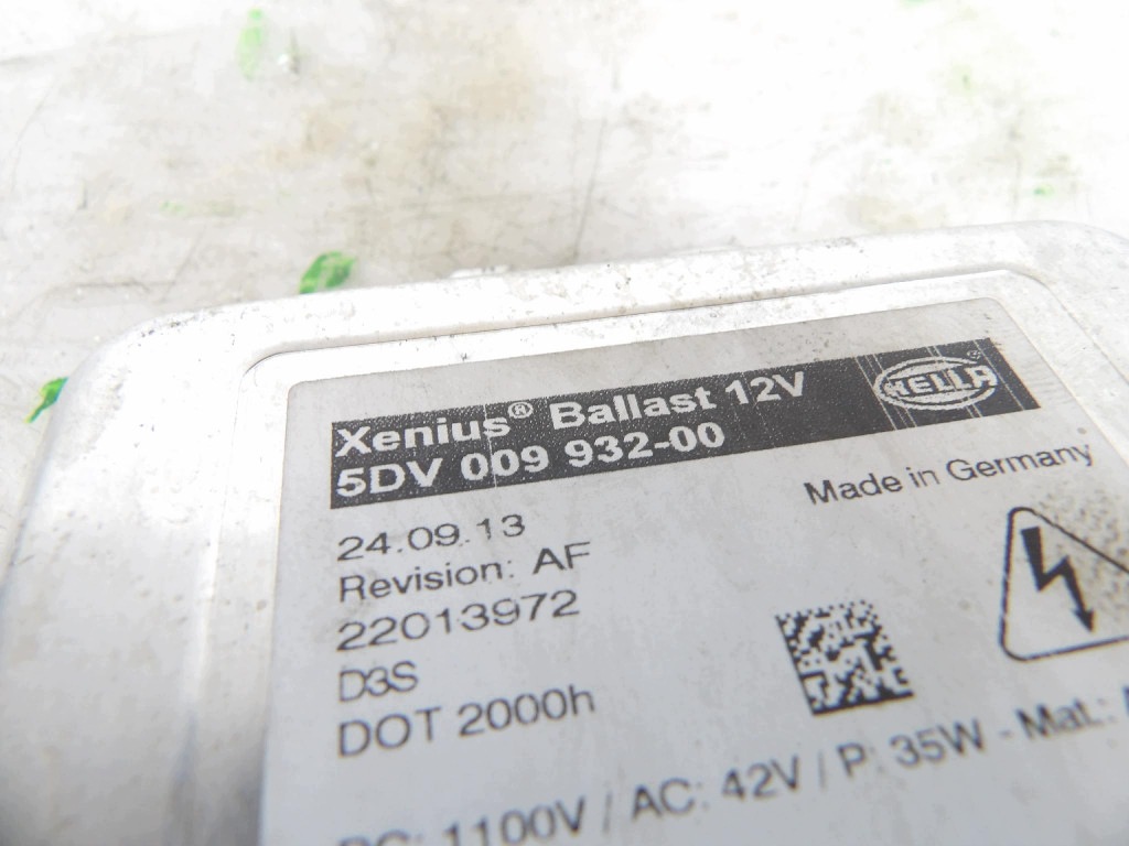 control unit XENON OPEL INSIGNIA A LIFT 5DV009932-00