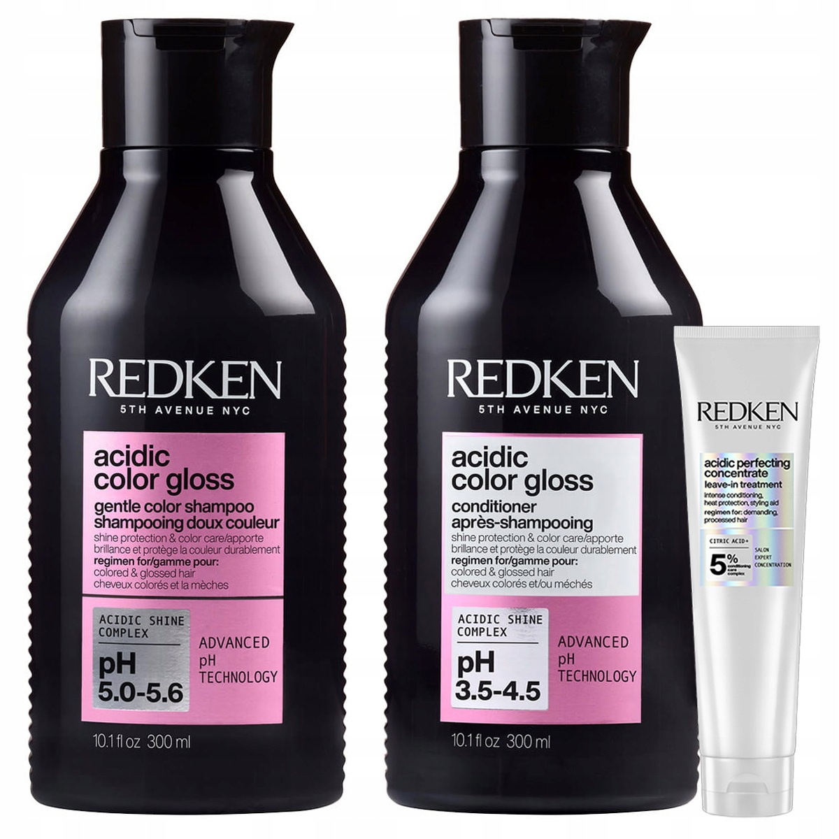 Redken Acidic Color Gloss šampon kondicionér 300 ml sada pro barvené vlasy